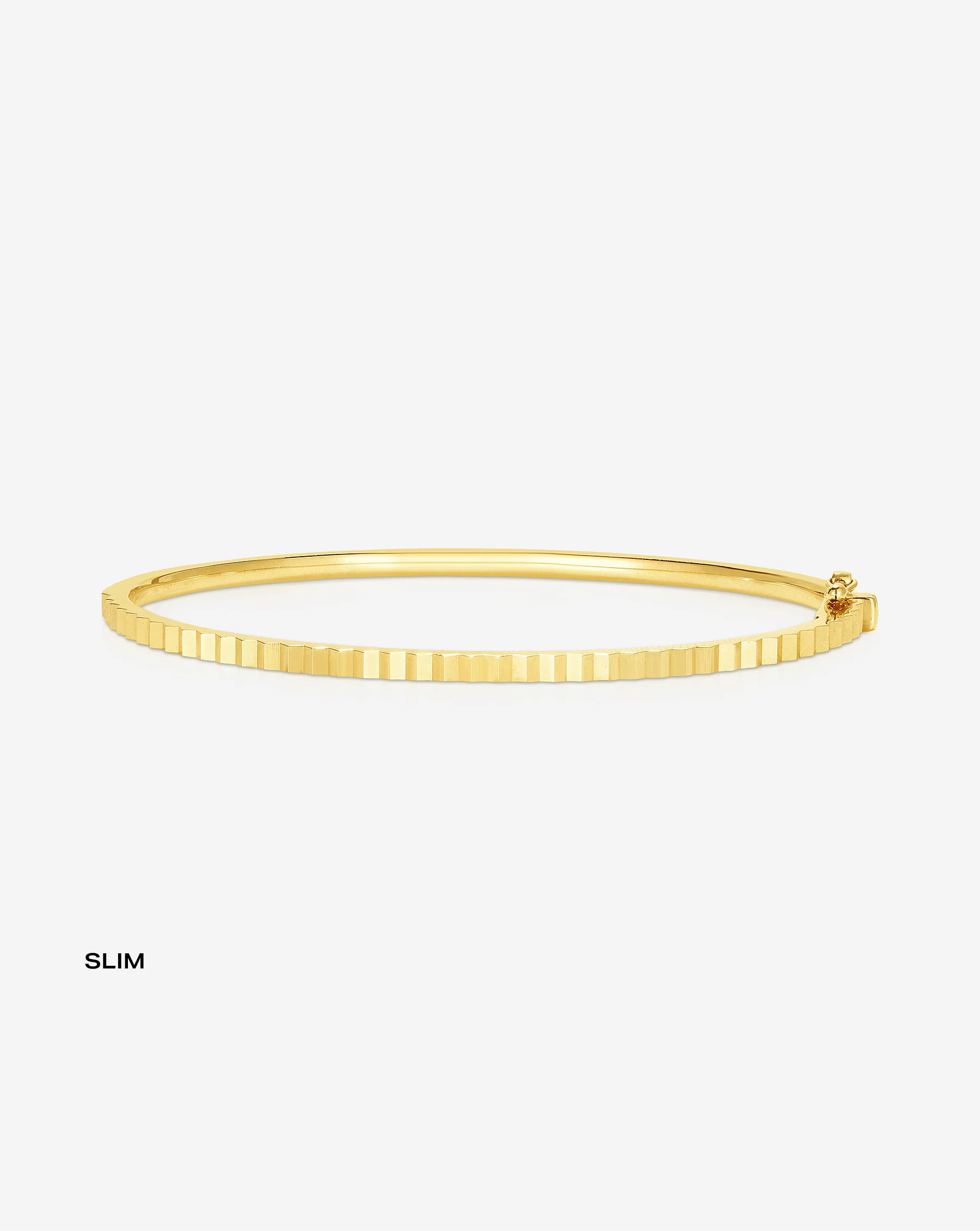Fluted Gold Bangle | Ring Concierge