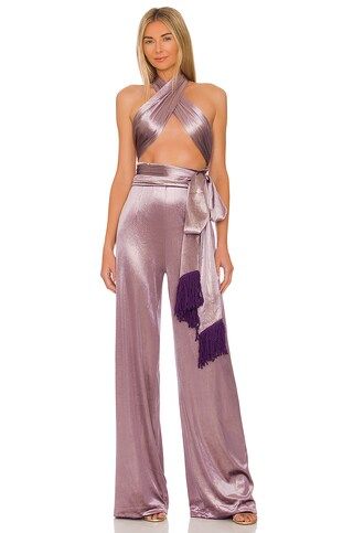 Bronx and Banco Cleopatra Jumpsuit in Lilac from Revolve.com | Revolve Clothing (Global)