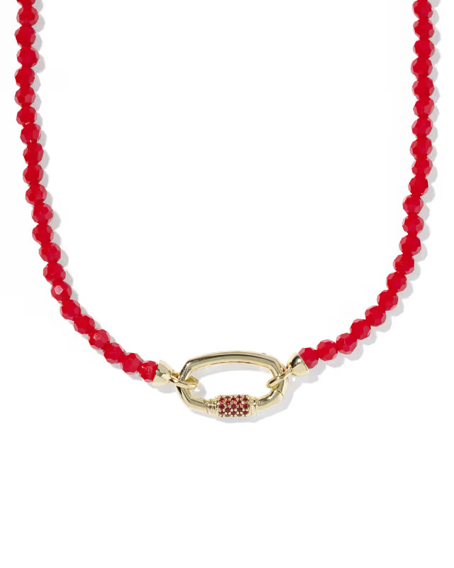 Emery Gold Beaded Strand Necklace | Kendra Scott