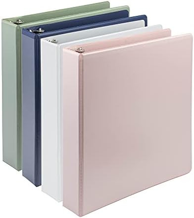 Samsill Earth's Choice, 1.5" Durable D-Ring View Binder 4 Pack, USDA Certified Biobased, Eco-Frie... | Amazon (US)