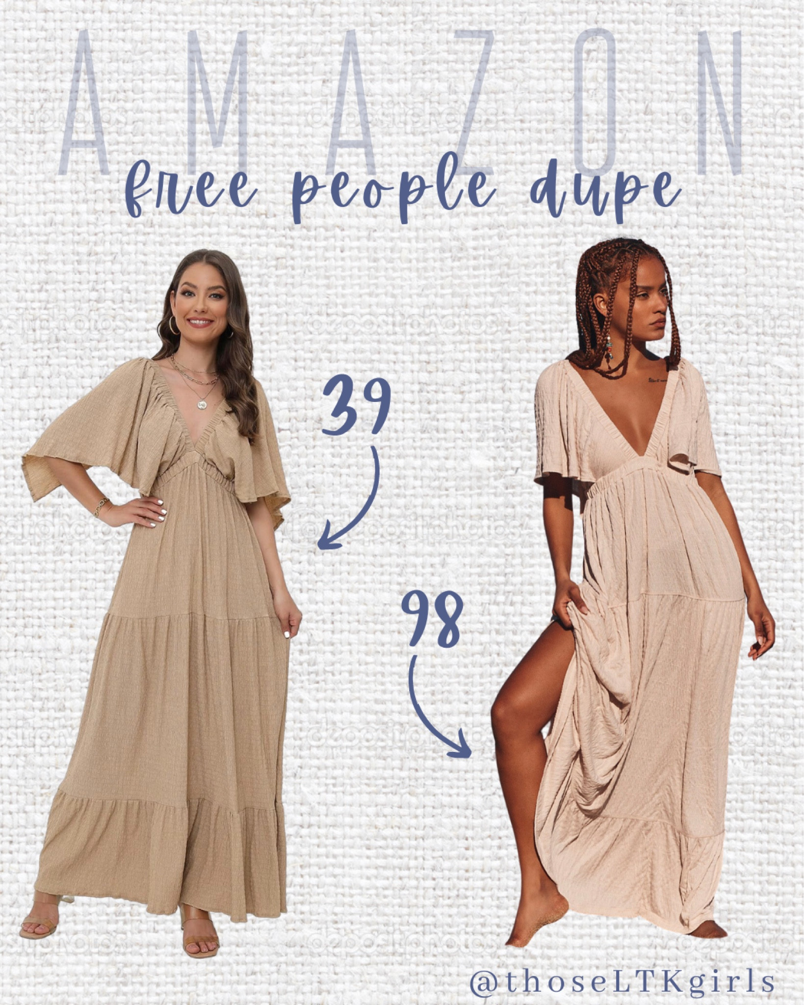 An amazing Amazon dupe for the Free People La La Maxi Dress🧡




Flowy Maxi Dress, Affordable Outfit Idea, Fall Style, Wedding Guest Dress, Budget Friendly Fashion Finds, Free People Inspired, Cute Dress Inspiration, Family Photos Outfit Idea

#LTKFind #LTKunder50 #LTKstyletip