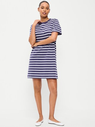 Vintage Crew-Neck Mini T-Shirt Dress | Old Navy (US)