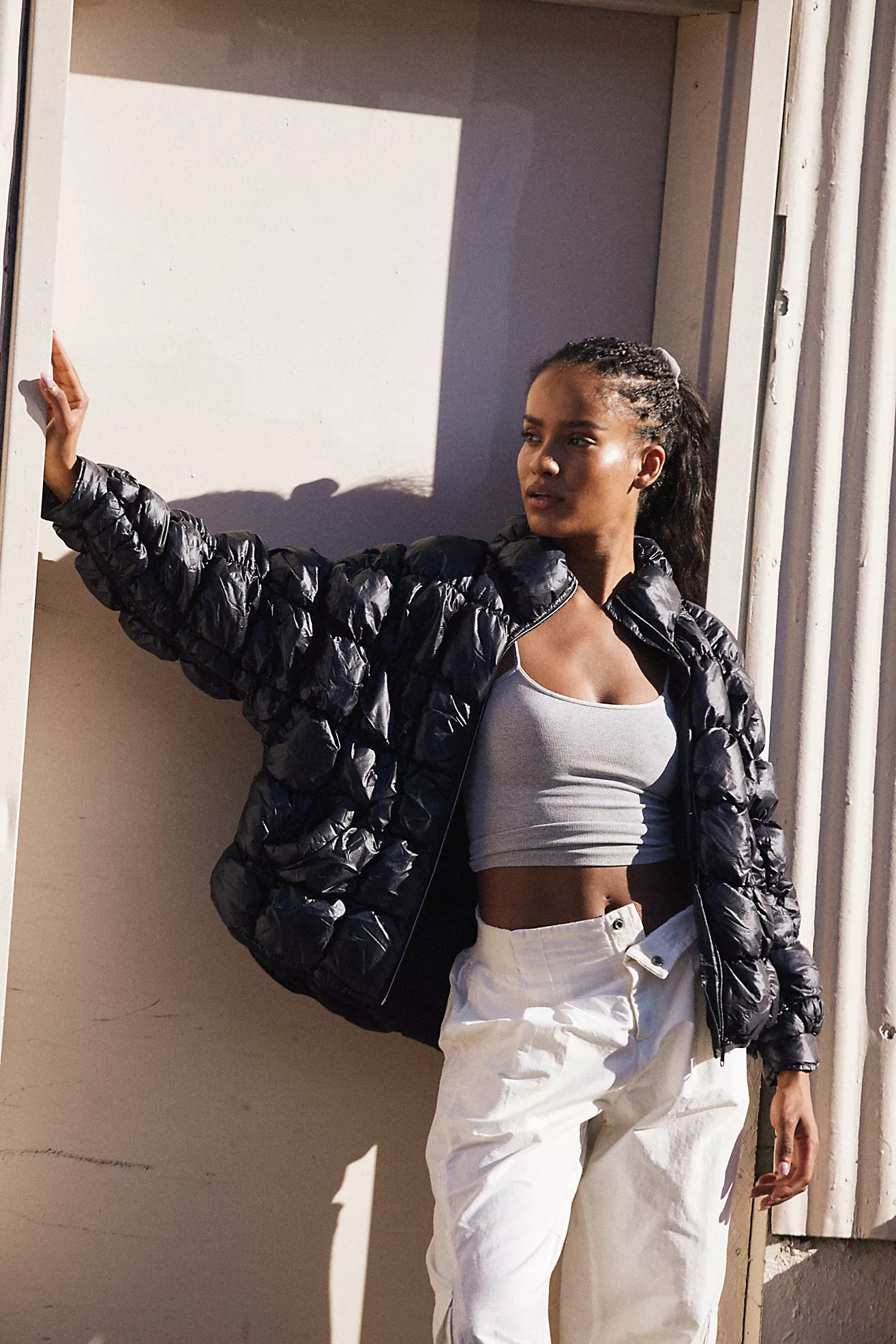 Scrunchy Glossy Pippa Packable Puffer Jacket | Free People (Global - UK&FR Excluded)