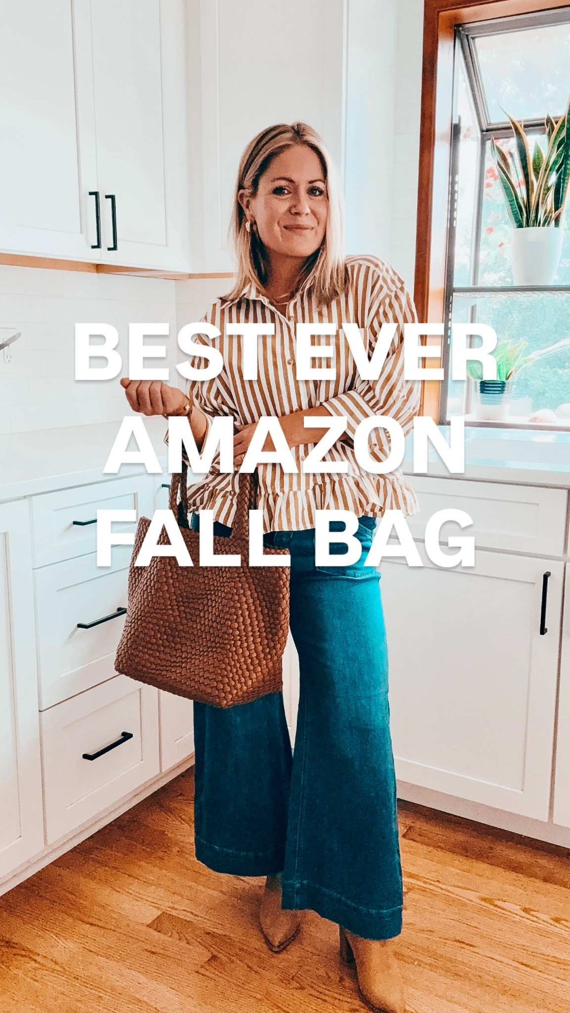 Amazon Woven Tote for the fall! Lots of great colors, amazing quality, so versatile - would make a great work bag, for the classroom, travel, everyday OOTD, etc.

#LTKootd #LTKSaleAlert #LTKPetite