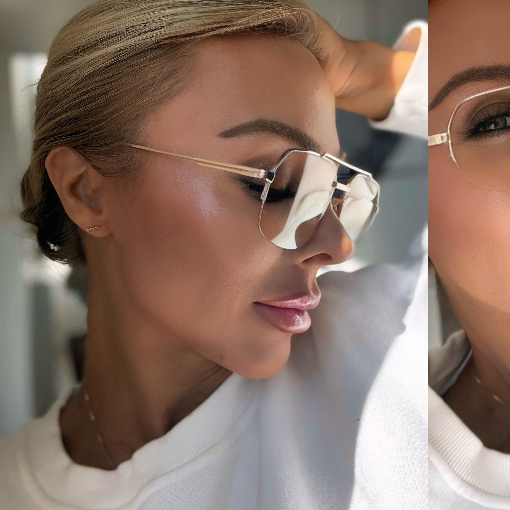 When your haul isn't gym clothes for once ☺️. OBSESSED with these glasses (style only, not Rx) + my fresh makeup stash. GAME. CHANGER. 💗

Honestly, I forgot how fun it feels to switch it up and treat myself to something different. A new vibe, a new kind of confidence.



#LTKOver40 #LTKBeauty