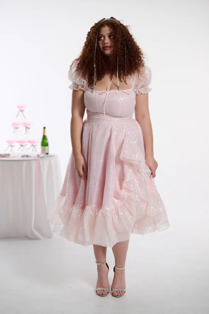 The Sparkling Foxglove Dress | Selkie Collection