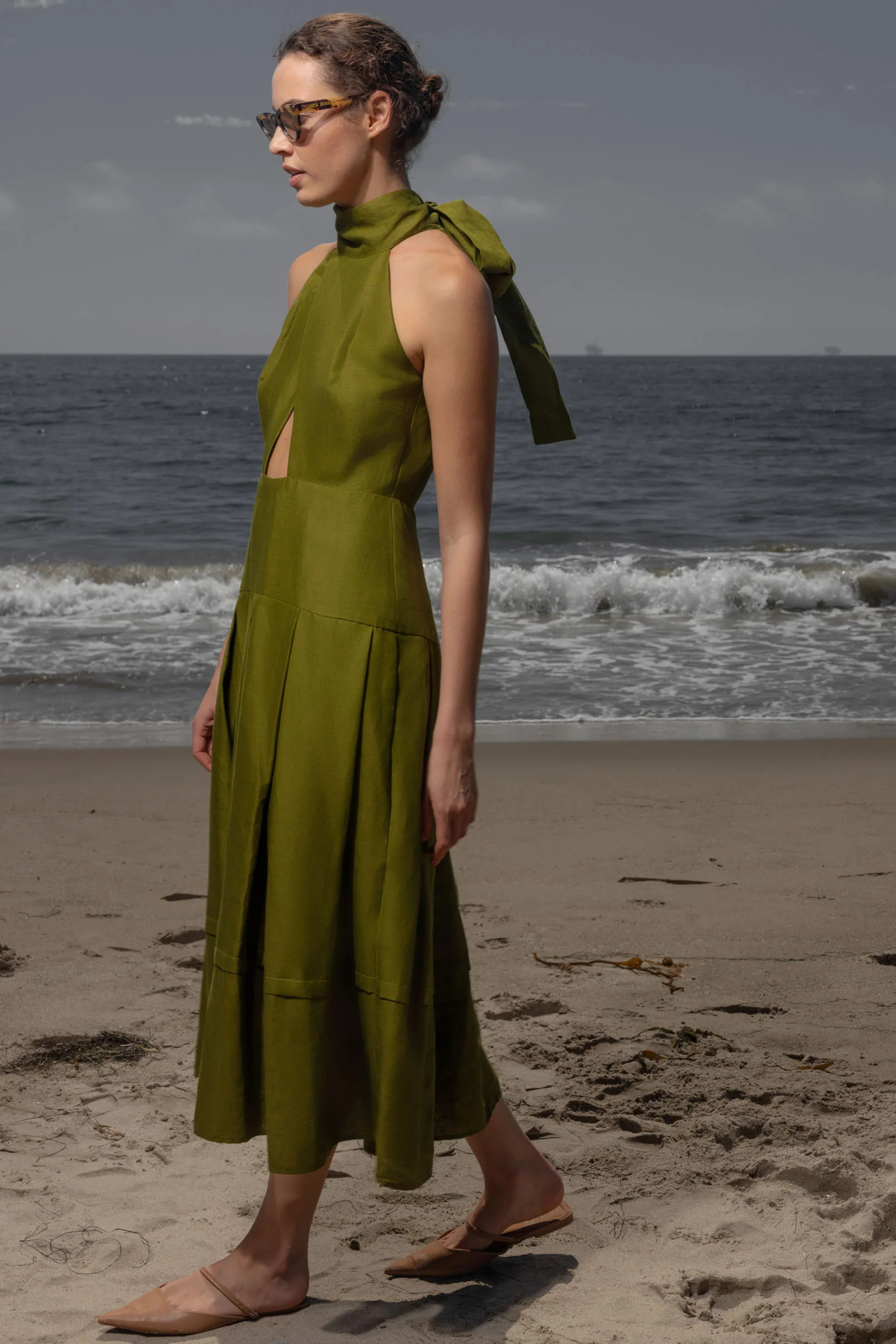 Ginger Dress - Frog Linen | Heidi Merrick