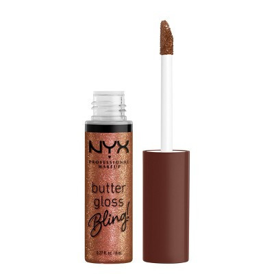 NYX Professional Makeup Butter Gloss Bling Non Sticky Lip Gloss - 08 Hustla - 0.27 fl oz | Target