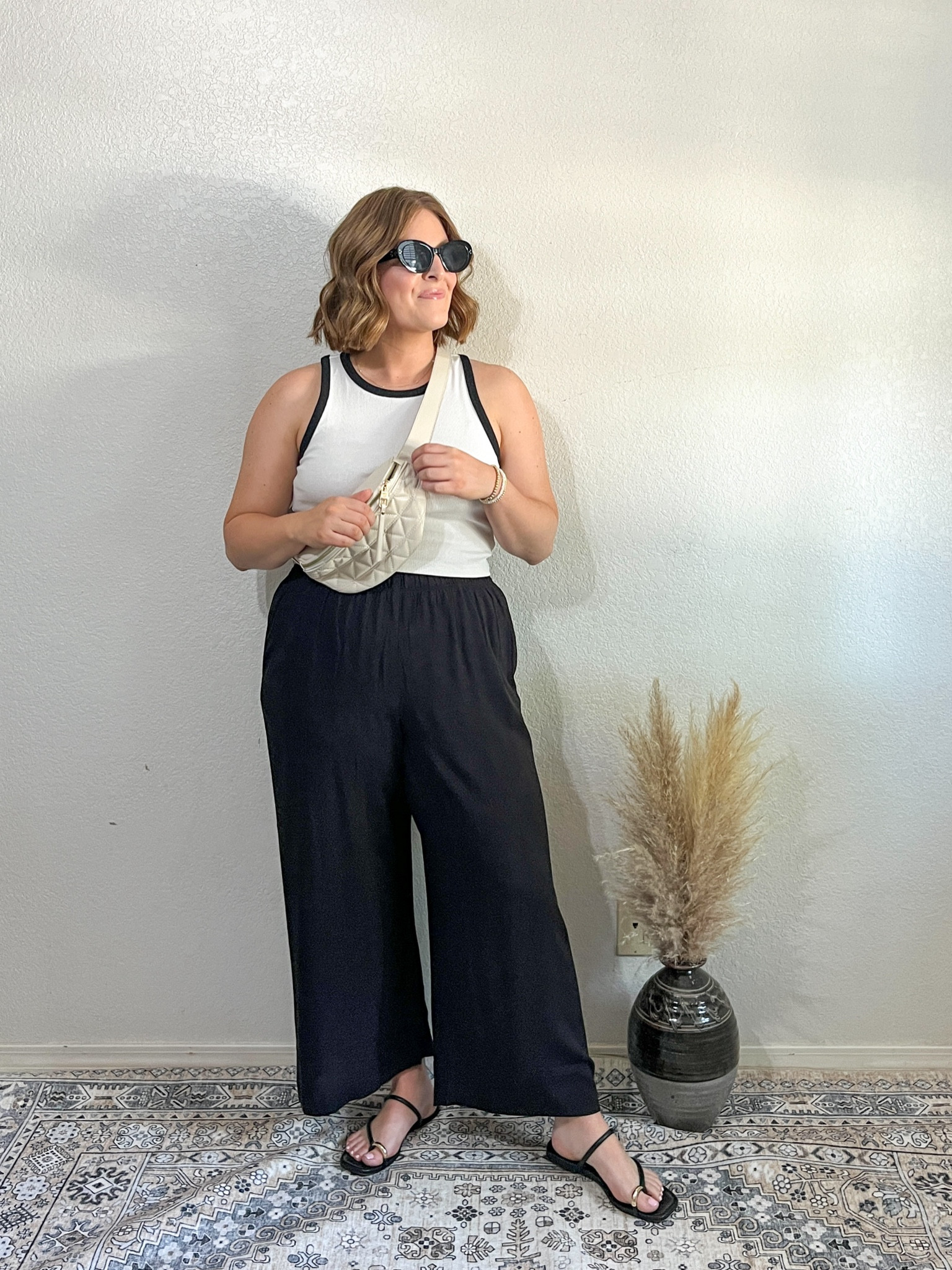 Day 2 of Summer Outfits// comfy + cute with a ribbed tank & wide leg pants 

These are the perfect summer pant! Flowy and lightweight fabric.

Tank L (tts)
Pants M (size down one) I’m 5’4

#LTKStyleTip #LTKMidsize #LTKFindsUnder50