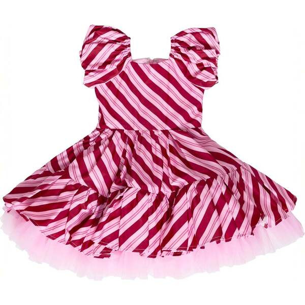 Mini Scottie Dress in Candy Cane Stripes | Maisonette