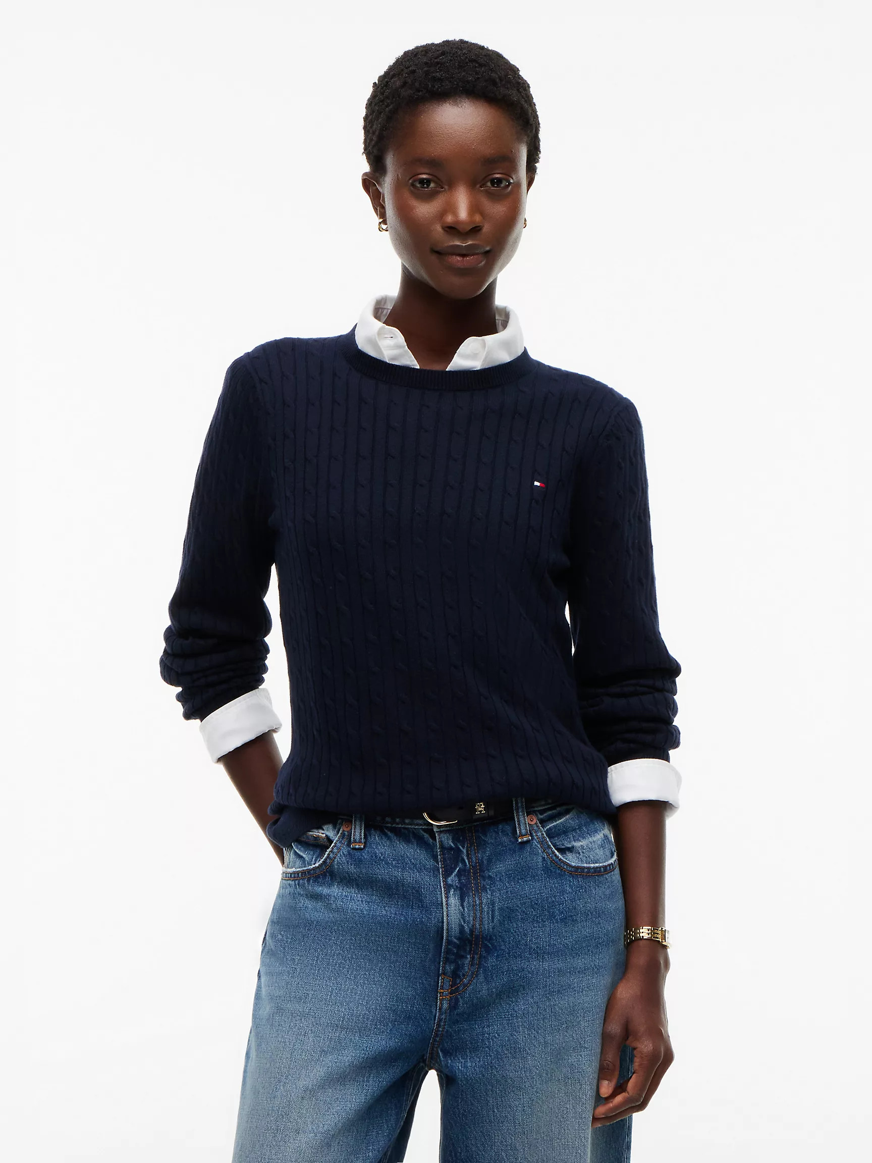 Cable Knit Sweater | Tommy Hilfiger | Tommy Hilfiger (US)