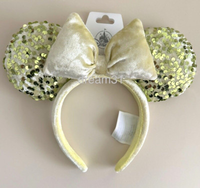 Disney Tinker Bell Minnie Mouse Sequined Green Ears Headband Adult Tinkerbell | eBay CA