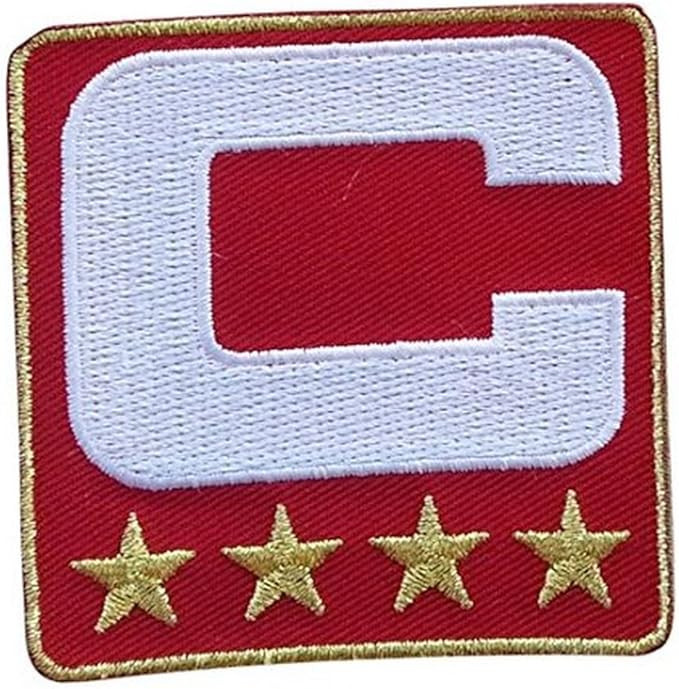 Wendy Red Captain C Patch (4 Gold Stars) sewing On for Jersey Football, Baseball | Amazon (US)
