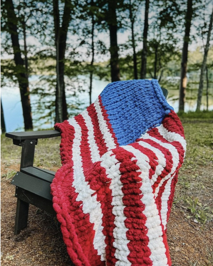 I can’t decide it I want to take my chances on making this beautiful flag blanket or buy it from Etsy! I am in LOVE with it! 
🤍
Chunky Knit American Flag Blanket, United States Flag, 4th of July Decor, Independence Day Decor

#LTKstyletip #LTKhome #LTKfamily