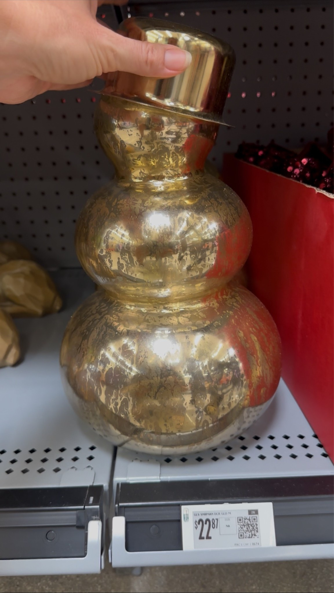 Glass snowman 
Walmart Christmas decor 2026

Snowman 
Gold
Christmas decor 
Vintage glass
Vintage style 
Holiday 
Winter

Christmas tree 
Home decor
Walmart 
Designer look for less
Vintage style 
Green 
Pottery barn style 
Magnolia 
McGee

#LTKSeasonal #LTKHome #LTKSaleAlert