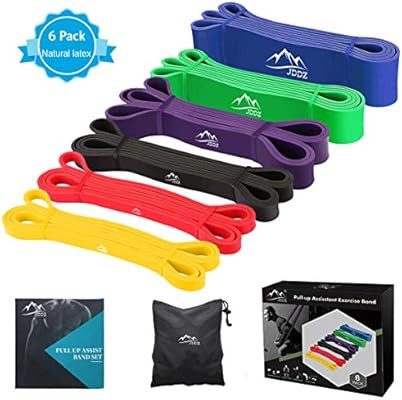 JDDZ SPORTS Pull up Resistance and Assist Bands, Workout Bands | Powerlifting Bands,Mobility Stre... | Amazon (US)