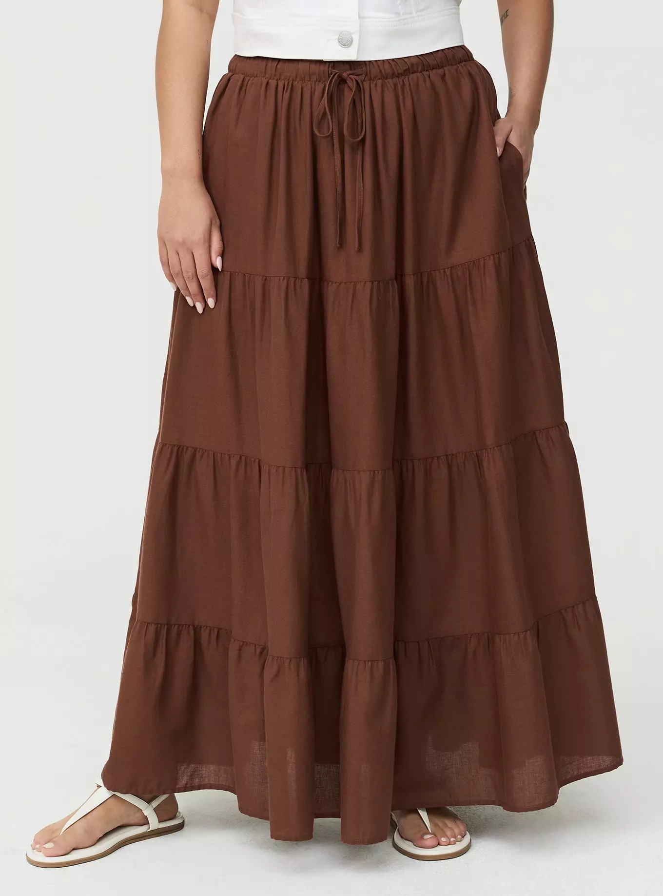 Tiered Maxi Skirt | Torrid (US & Canada)