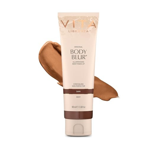 Vita Liberata Body Blur - Dark, Skin Perfecting Leg & Body Makeup, Wash Off Instant Tanner, Radiant Glow & Flawless Finish, 3.38 fl oz | Amazon (US)