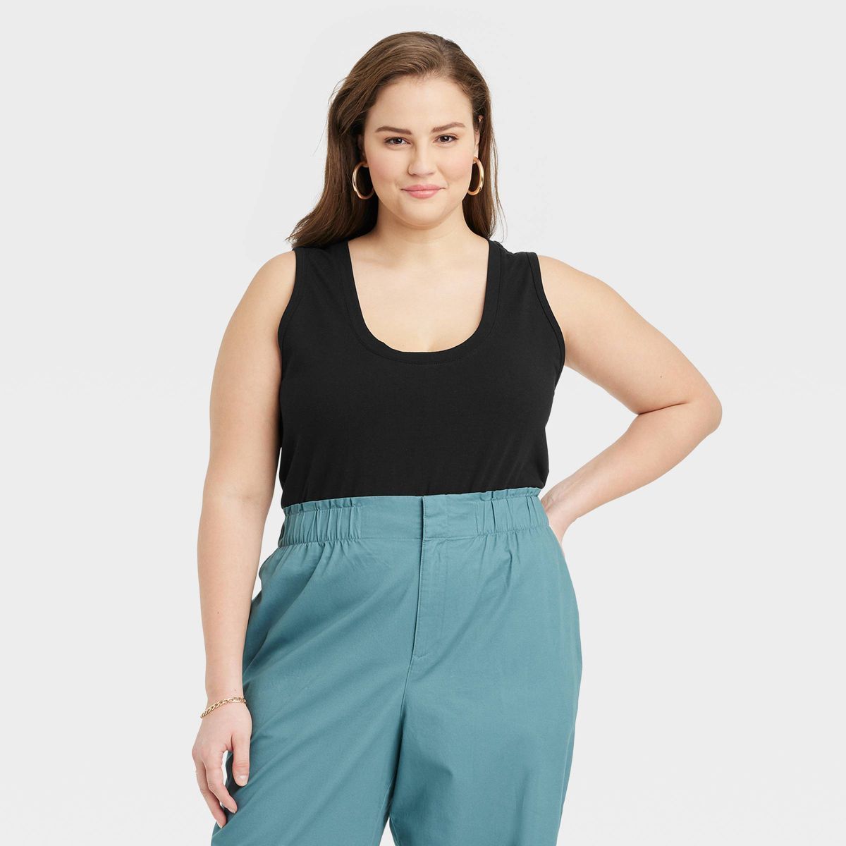 Women's U-Neck Slim Fit Tank Top - A New Day™ | Target