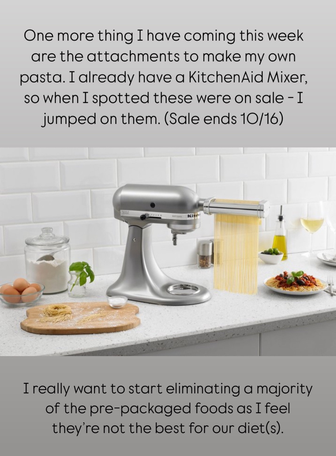 Make your own pasta.. less carbohydrates and makes for a fun date night!!🍝

#LTKSaleAlert #LTKHome