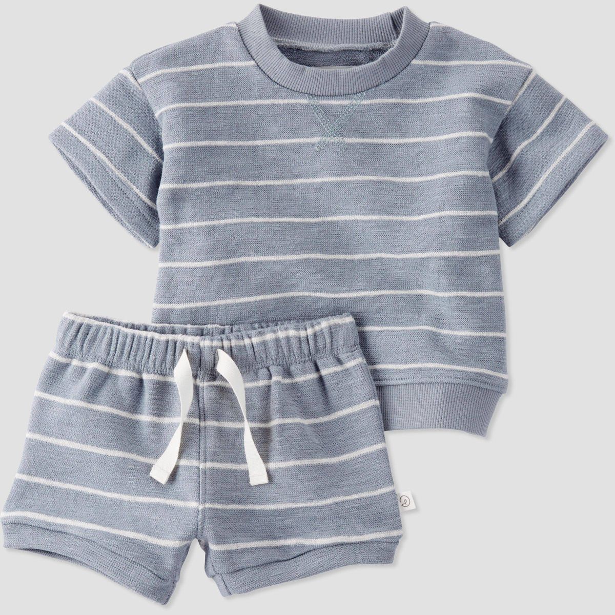 Little Planet by Carter’s Organic Baby 2pc Coordinate Set - Blue | Target