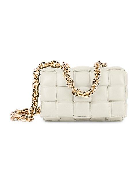 The Chain Cassette Padded Leather Shoulder Bag | Saks Fifth Avenue