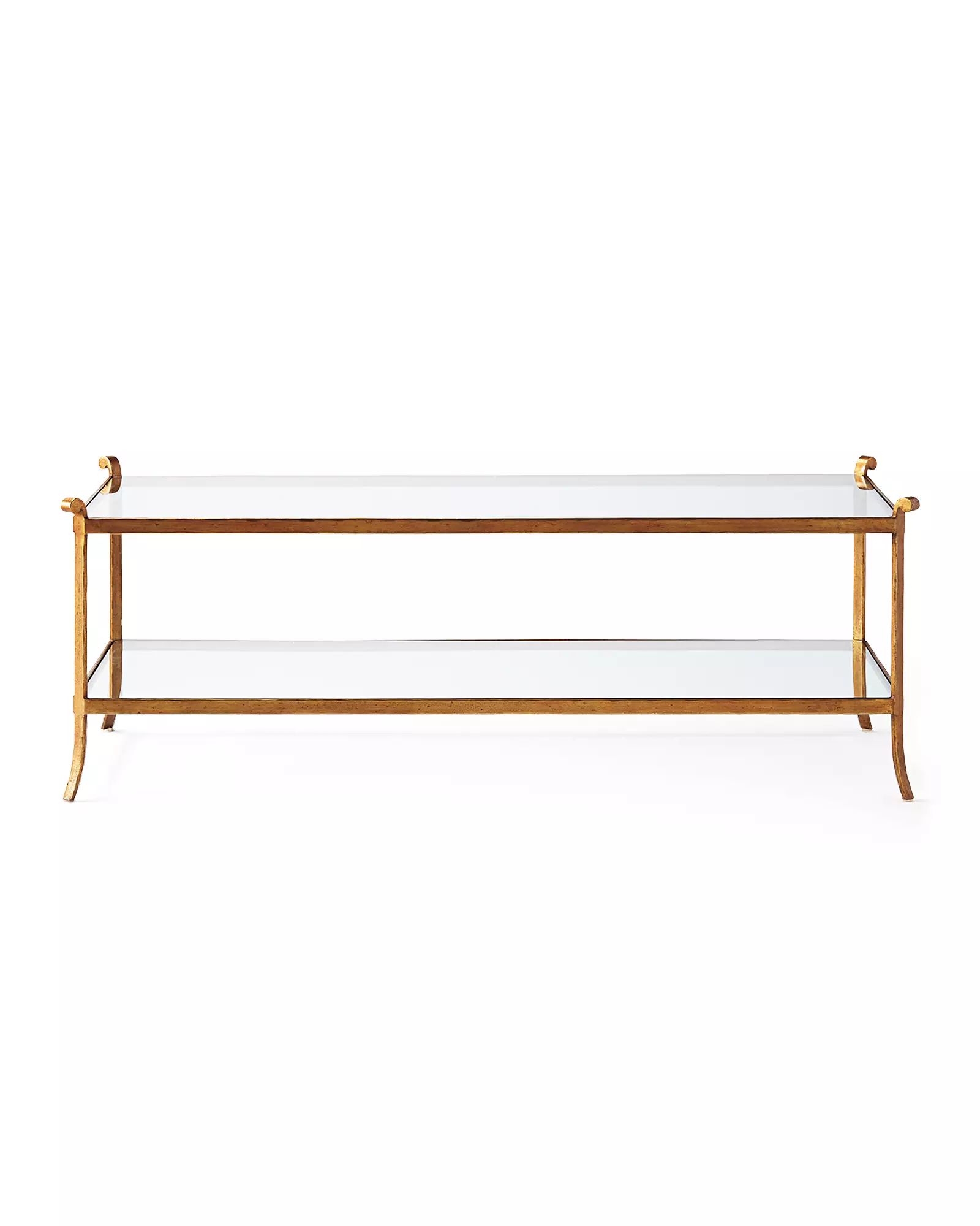 St. Germain Glass Coffee Table | Serena and Lily