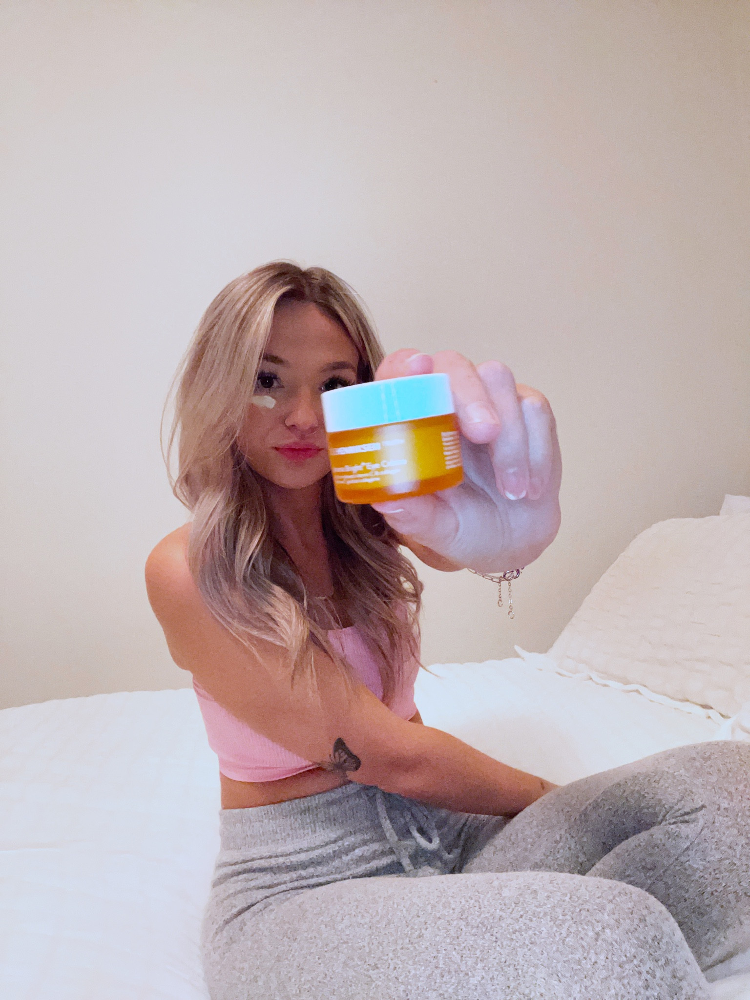 Love this eye cream! It is very hydrating on my typically normal/dry skin and keeps me feeling quenched! I have also been using it for about a month or so now and can really see it brighten me right up! 

#LTKunder100 #LTKunder50 #LTKbeauty