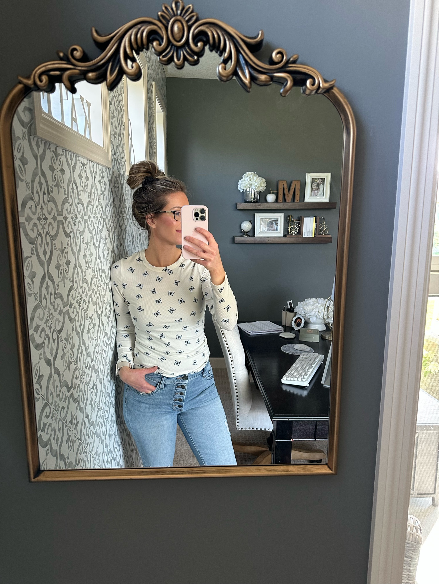 Mirror mirror on the wall. 🤍

#LTKSeasonal #LTKhome #LTKfindsunder50