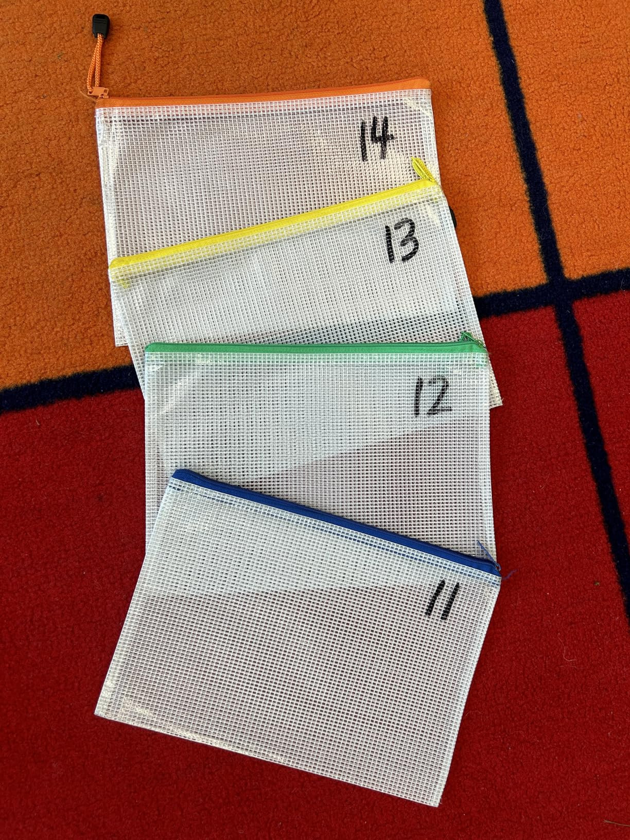 SUNEE Multisize Plastic Zipper Pouches (7 Colors, 35 Packs), Water-Resistant Zip Bag for School O... | Amazon (US)