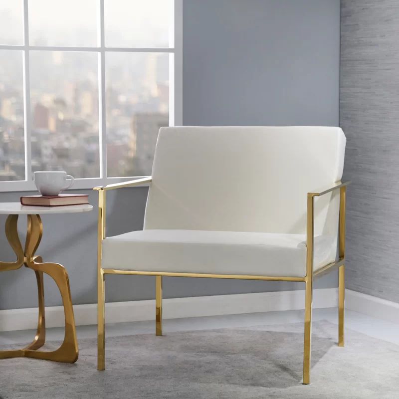 Serita 30'' Wide Tufted Velvet Armchair | Wayfair Professional