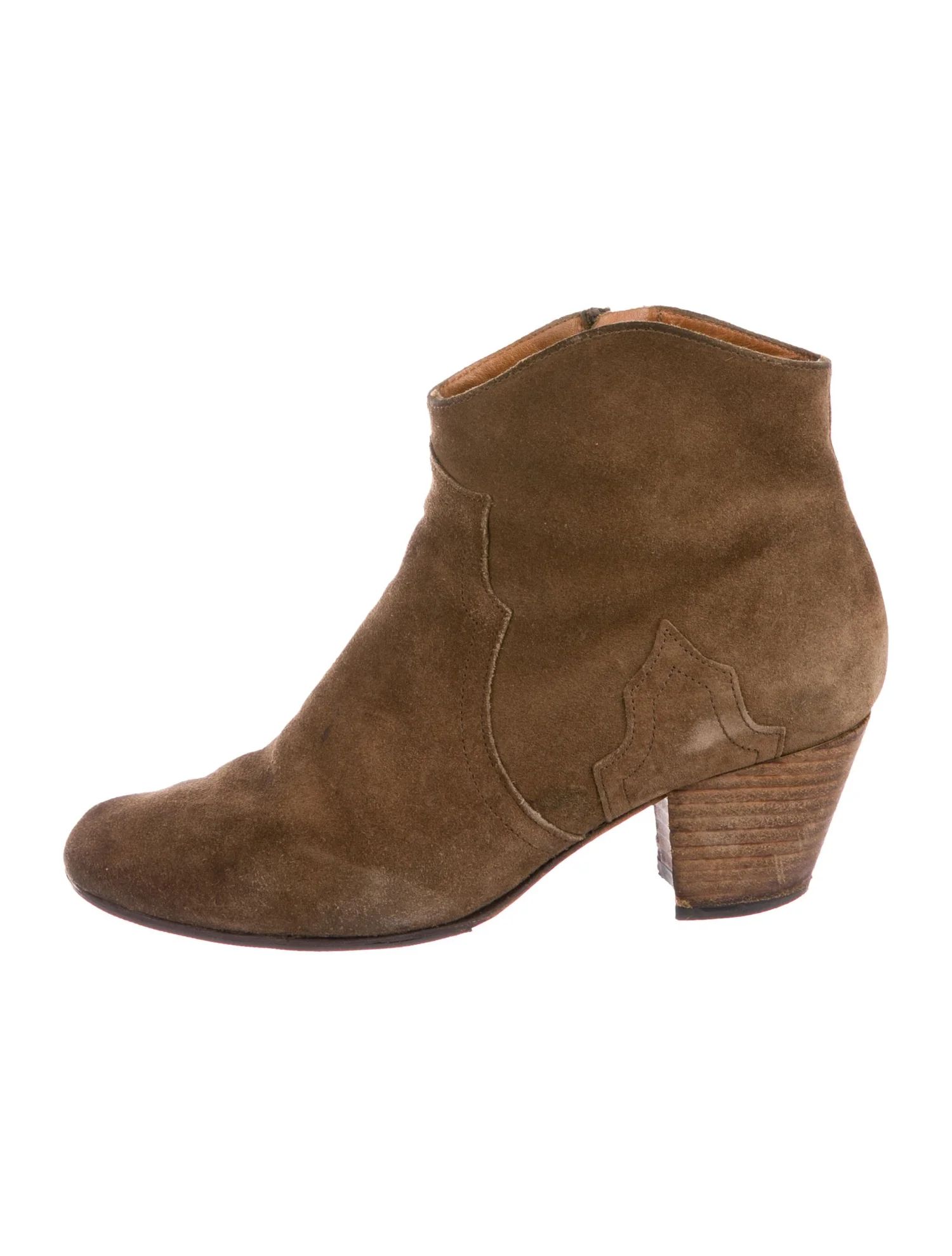 Isabel Marant Dicker Suede Ankle Boots - Shoes -
          ISA69460 | The RealReal | The RealReal