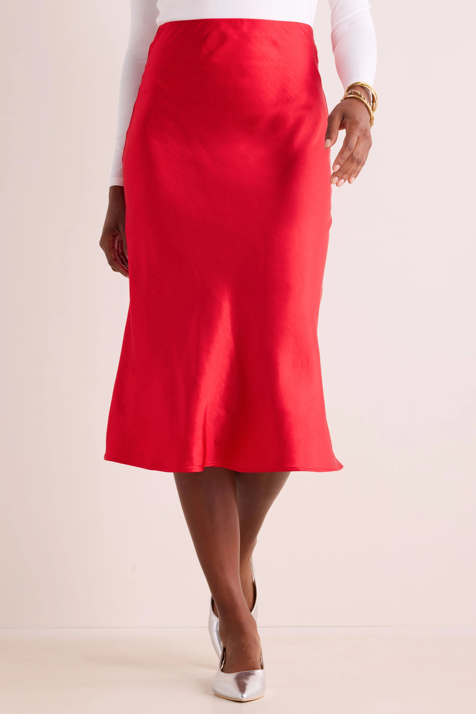 Sterling Skirt- Red | Avara