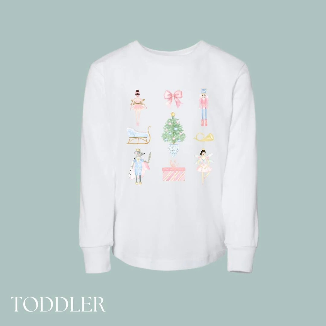 Toddler Nutcracker Sweatshirt, Christmas Nutcracker Shirt, Christmas Sweatshirt, Nutcracker Balle... | Etsy (US)