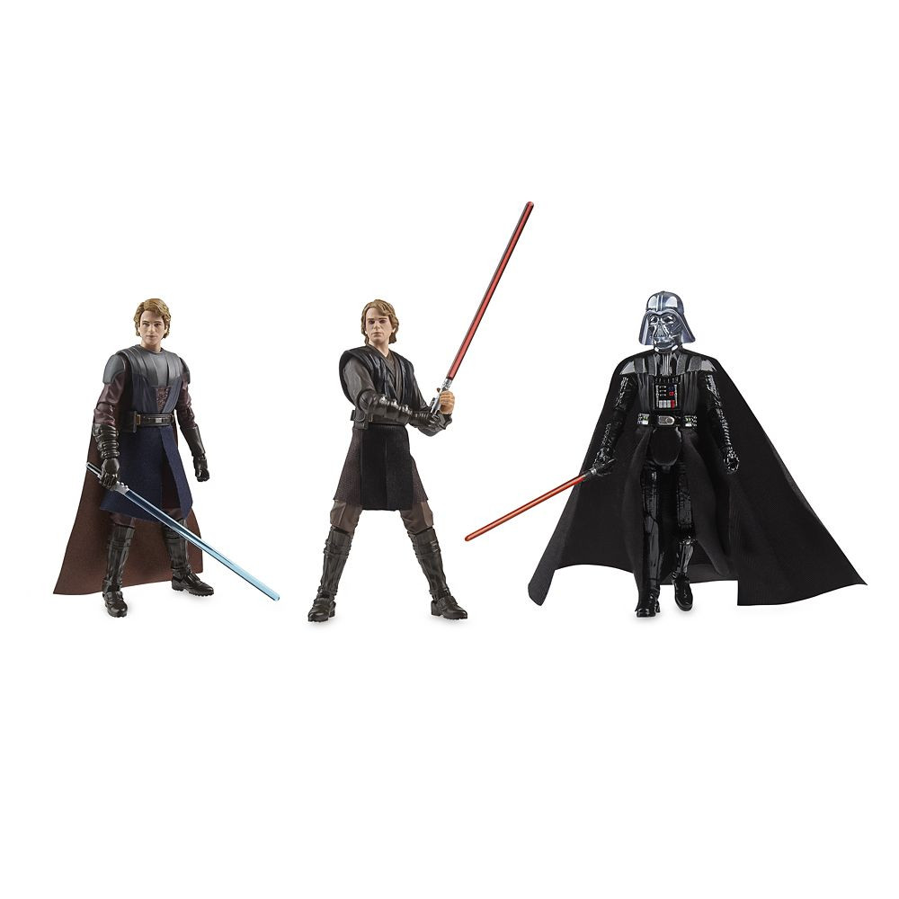 The Journey of Anakin Skywalker Action Figure Set by Hasbro – 3-Pc. – Star Wars The Vintage C... | Disney Store
