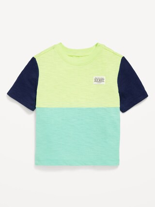 Oversized Color-Block T-Shirt for Toddler Boys | Old Navy (US)