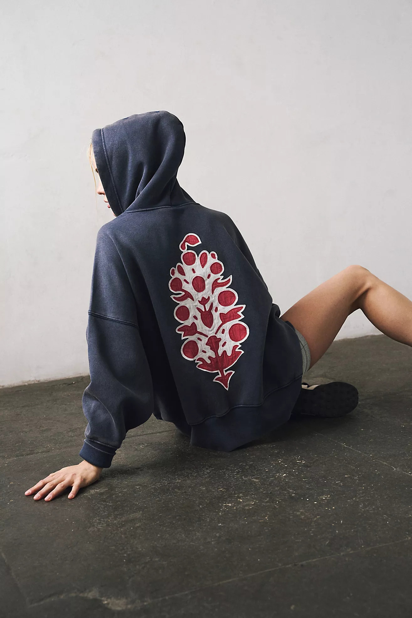 Sprint To The Finish Logo Hoodie | Free People (Global - UK&FR Excluded)