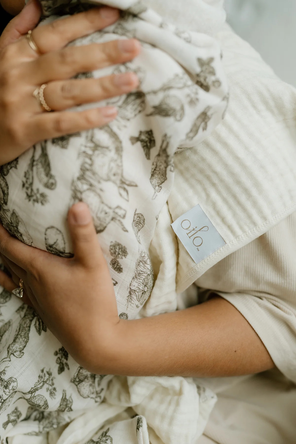 'Vintage Safari' & 'Woodland' Nursery - Muslin Swaddle Blanket Set | Oilo Studio
