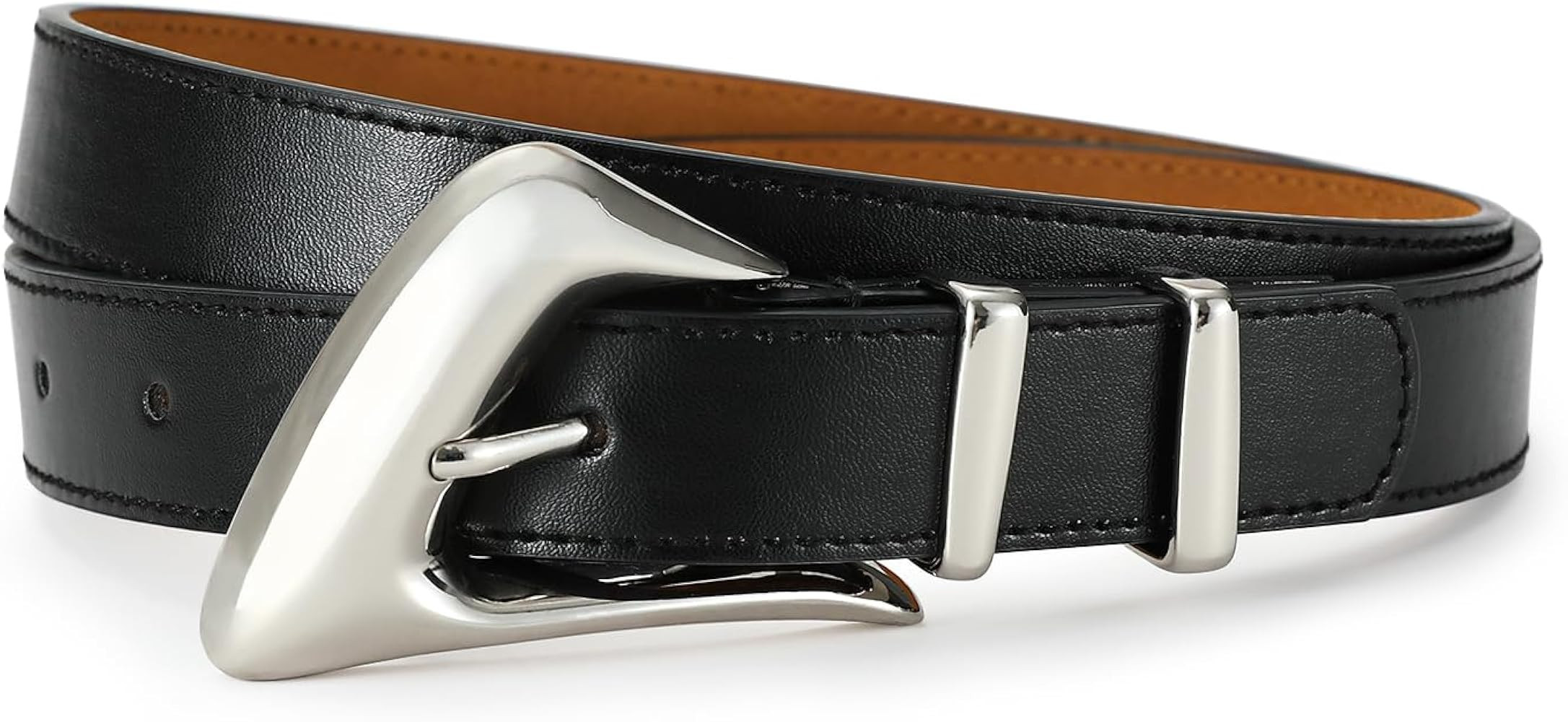 Leather Belts for Women Belts Waist Belt for Dresses Jeans | Amazon (US)