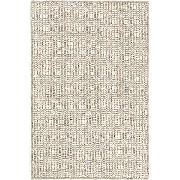 Pixel Wheat Woven Sisal/Wool Rug | Annie Selke