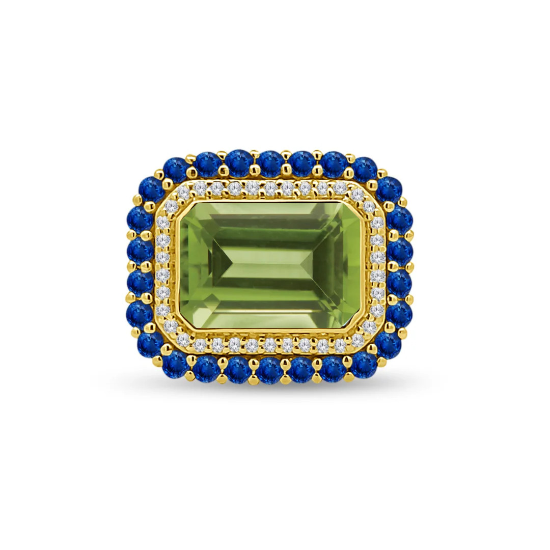 The Nicole Gemstone Ring | LINDSEY LEIGH JEWELRY