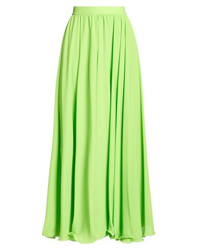 Vicolo Woman Maxi skirt Lime green Size M Polyester | YOOX (US)