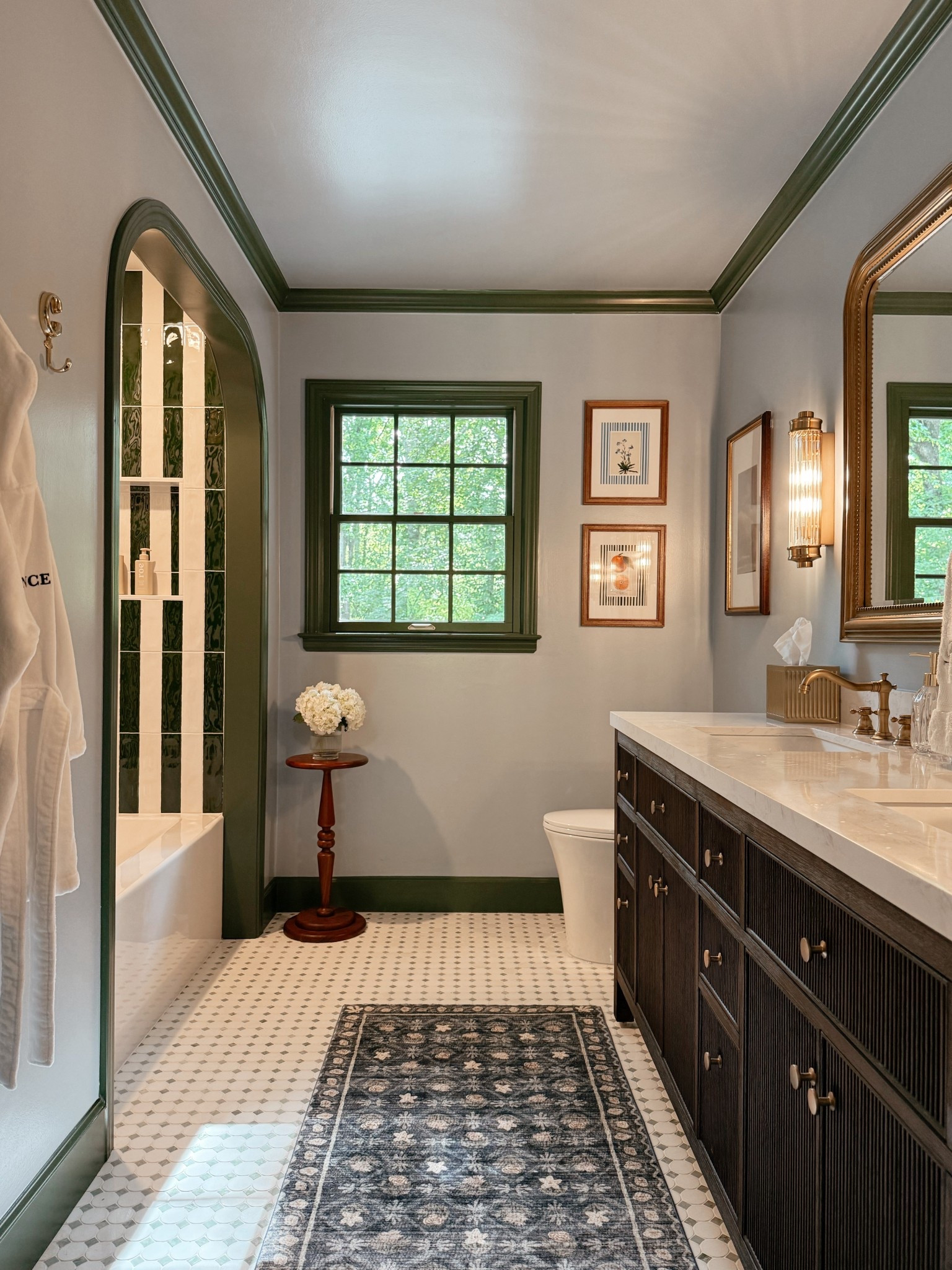 All bathroom links! 💚 Floor tile is Floor & Decor 