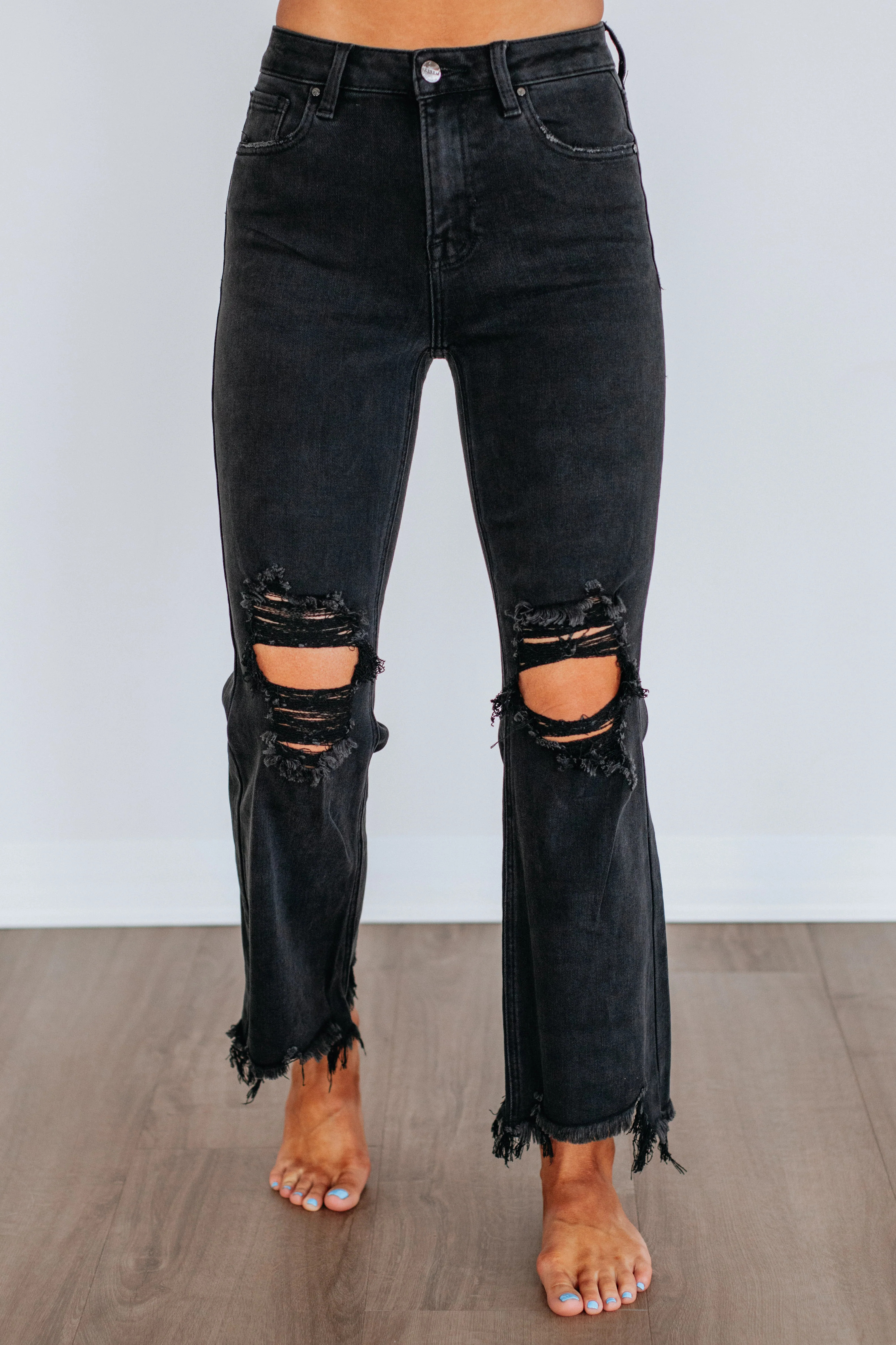 Rudy Risen Jeans - Vintage Black 0/24 / 27.5" | Wild Oak Boutique
