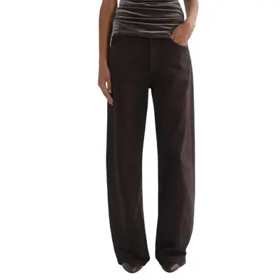 AGOLDE Arc Wide Leg Jeans in Deep Roast at Nordstrom, Size 27 | Nordstrom