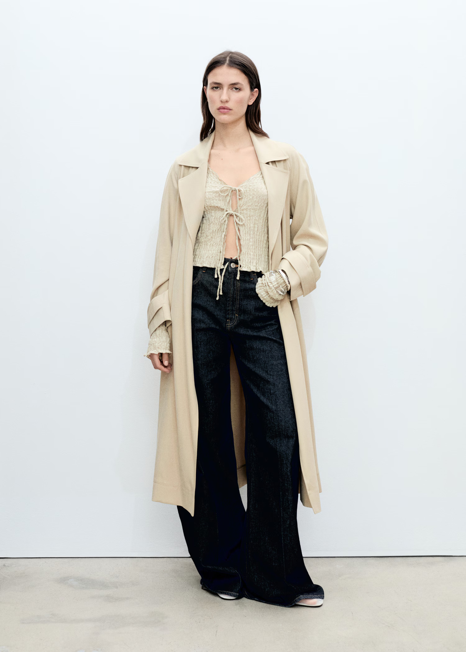 Soft trench coat with belt - Women | MANGO USA | Mango (US/MX/AU)