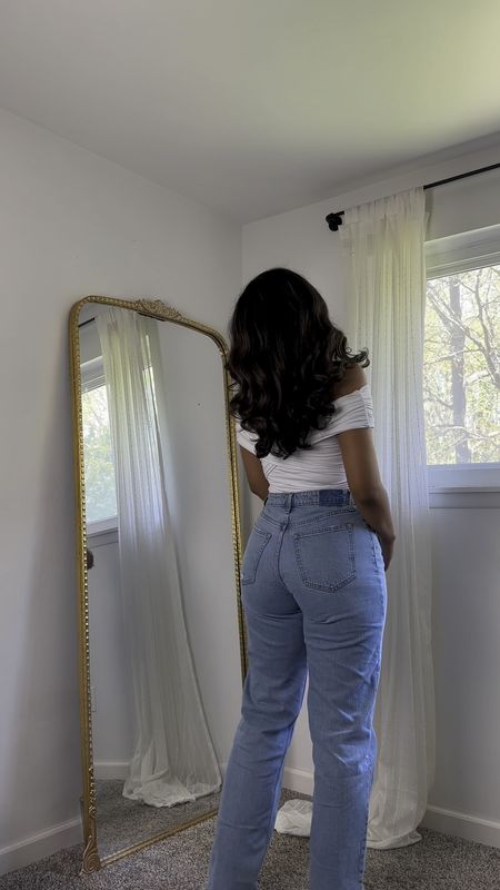 Abercrombie style- Abercrombie 90’s relaxed jeans- Abercrombie off the shoulder top- casual style- outfit inspo- size medium top- size 6/8 fashion

#LTKStyleTip #LTKFindsUnder100