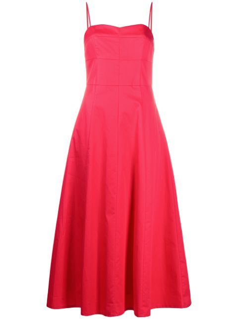 sweetheart neck midi dress | Farfetch (UK)