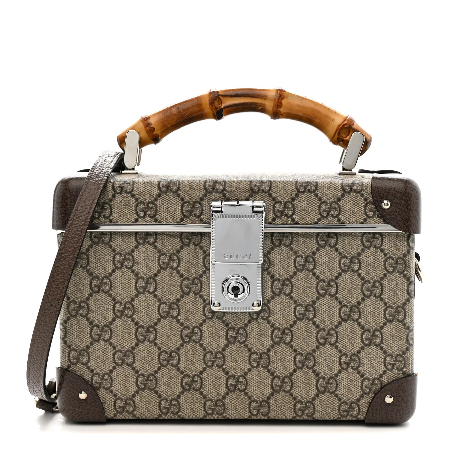 GG Supreme Monogram Globe-Trotter Beauty Case Brown | FASHIONPHILE (US)