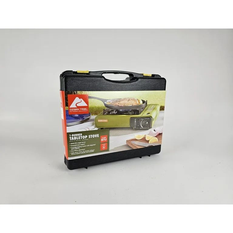 Ozark Trail Tabletop 1 Burner Butane Camping Stove - Walmart.com | Walmart (US)